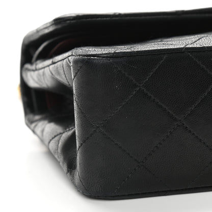 Chanel Lambskin Quilted Small Double Flap Black 9 of 10