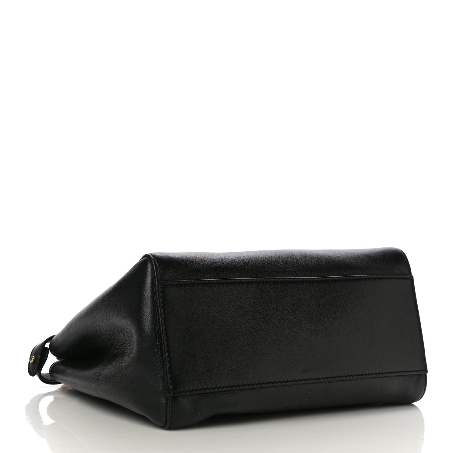 Fendi Nappa Mini Peekaboo Iconic Satchel Black 4 of 14