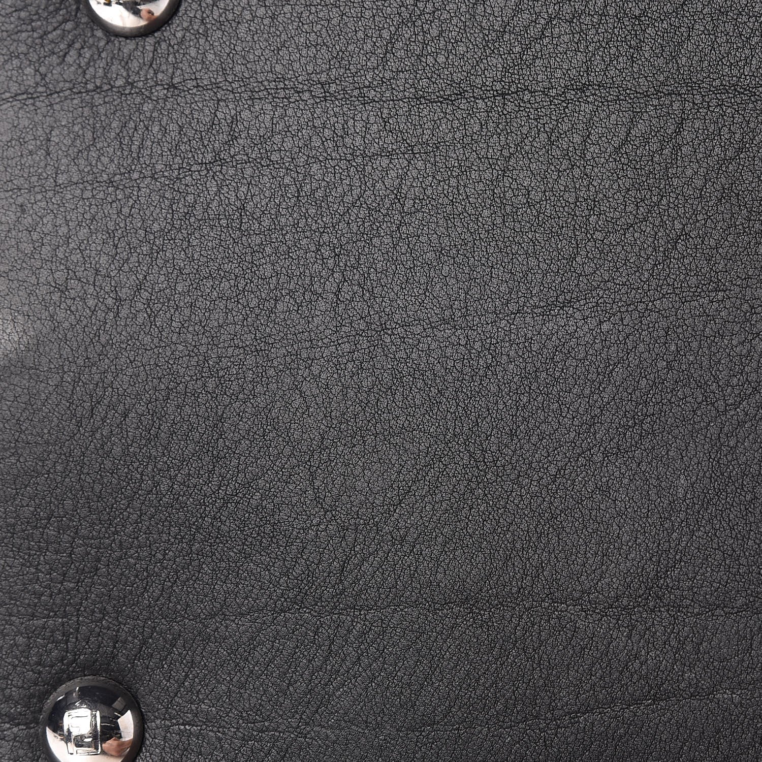 Fendi Vitello Dolce Mink Fur Pom Pom Petite 2Jours Tote Black Multicolor 12 of 12