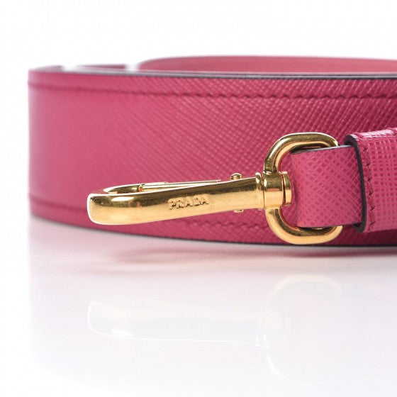 Prada Saffiano Shoulder Strap Peonia 5 of 5