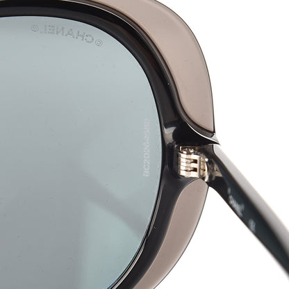 Chanel Butterfly Sunglasses S1617 Black 7 of 8