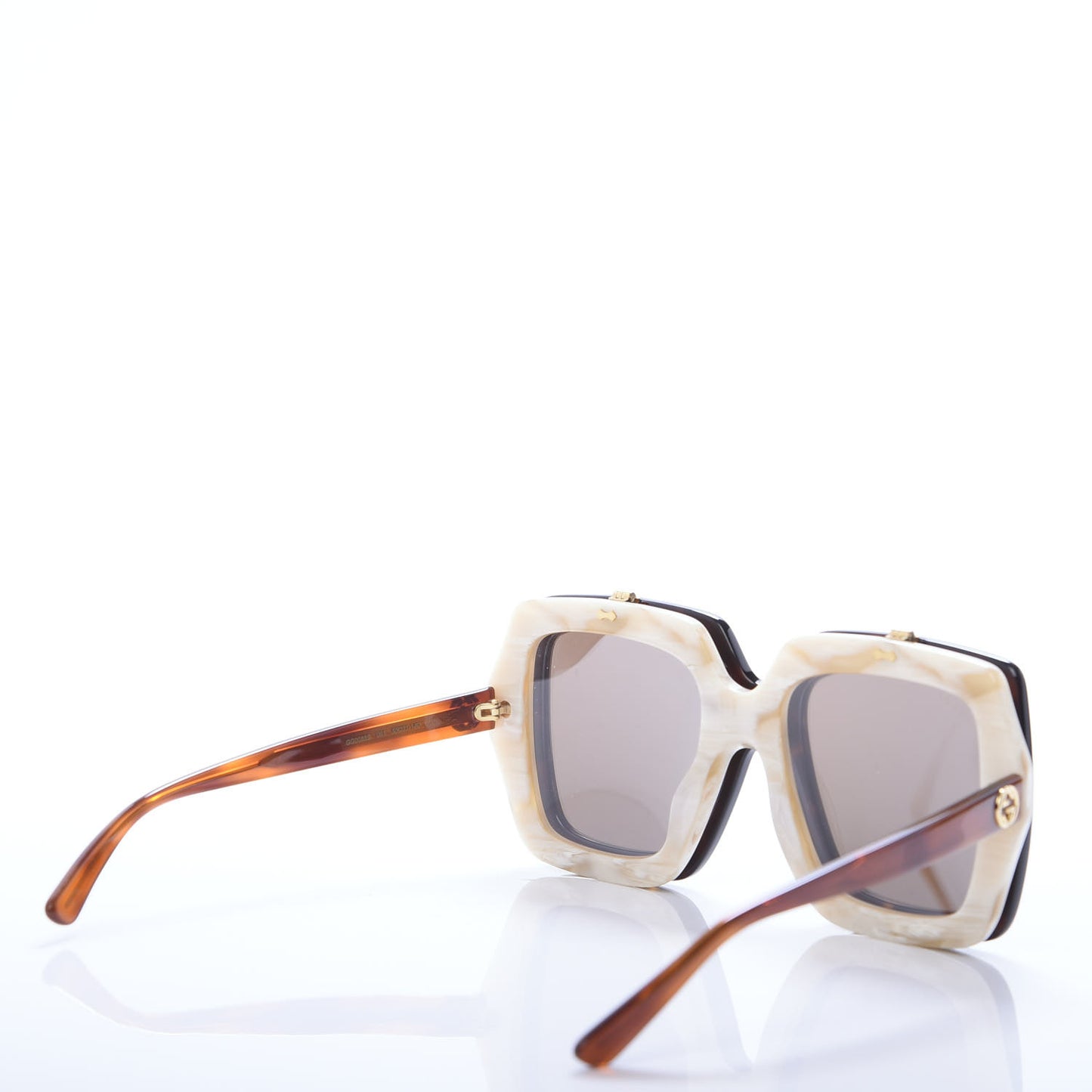 Acetate Oversized Flip Up Sunglasses GG0088S Tortoise