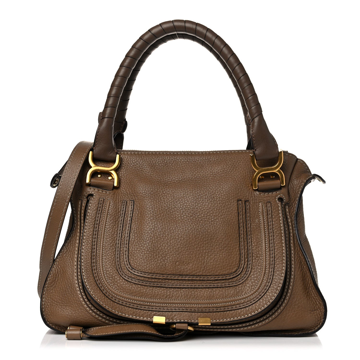 Chloe Calfskin Medium Marcie Satchel Nut 1 of 21