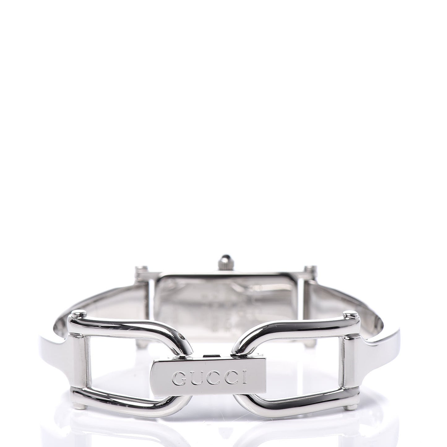 Stainless Steel 12mm 1500L Horsebit Quartz Watch Black