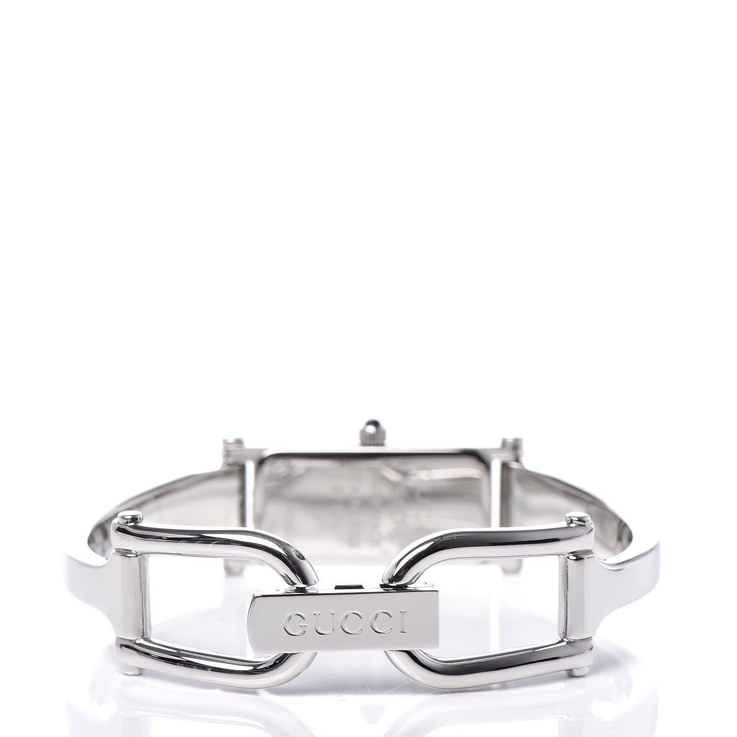 Gucci Stainless Steel 12mm 1500L Horsebit Quartz Watch Black 4 of 5