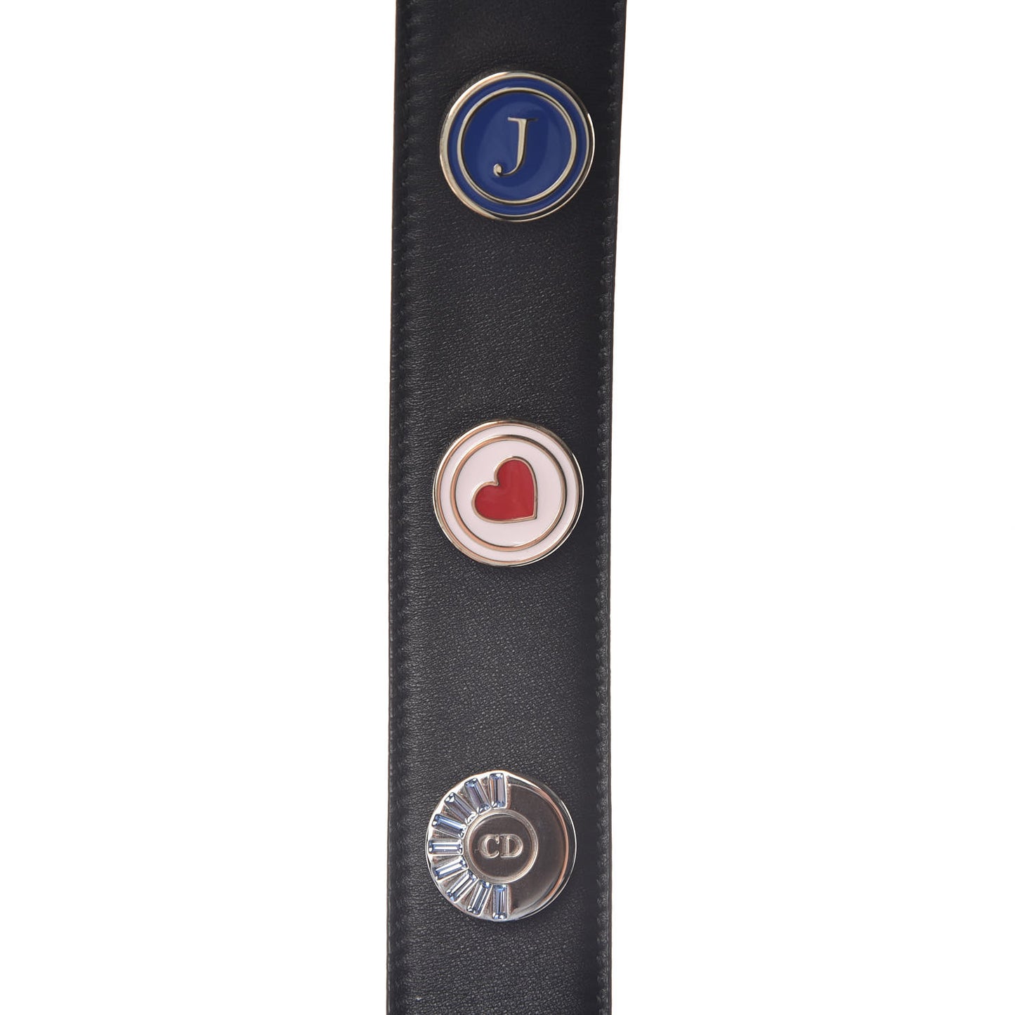 Lambskin Cannage Small Lucky Badges My Lady Dior Black