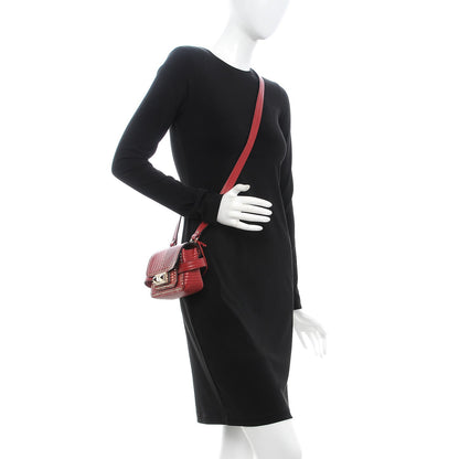 Valentino Garavani Lambskin ZiggyStud Rockstud Convertible Crossbody Belt Bag Rosso 3 of 7