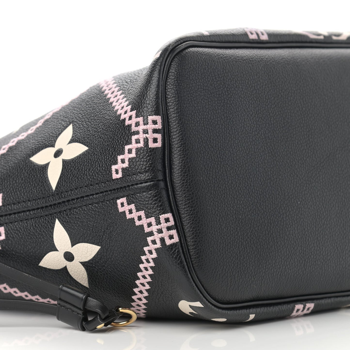 Empreinte Monogram Giant Broderies Neverfull MM Black