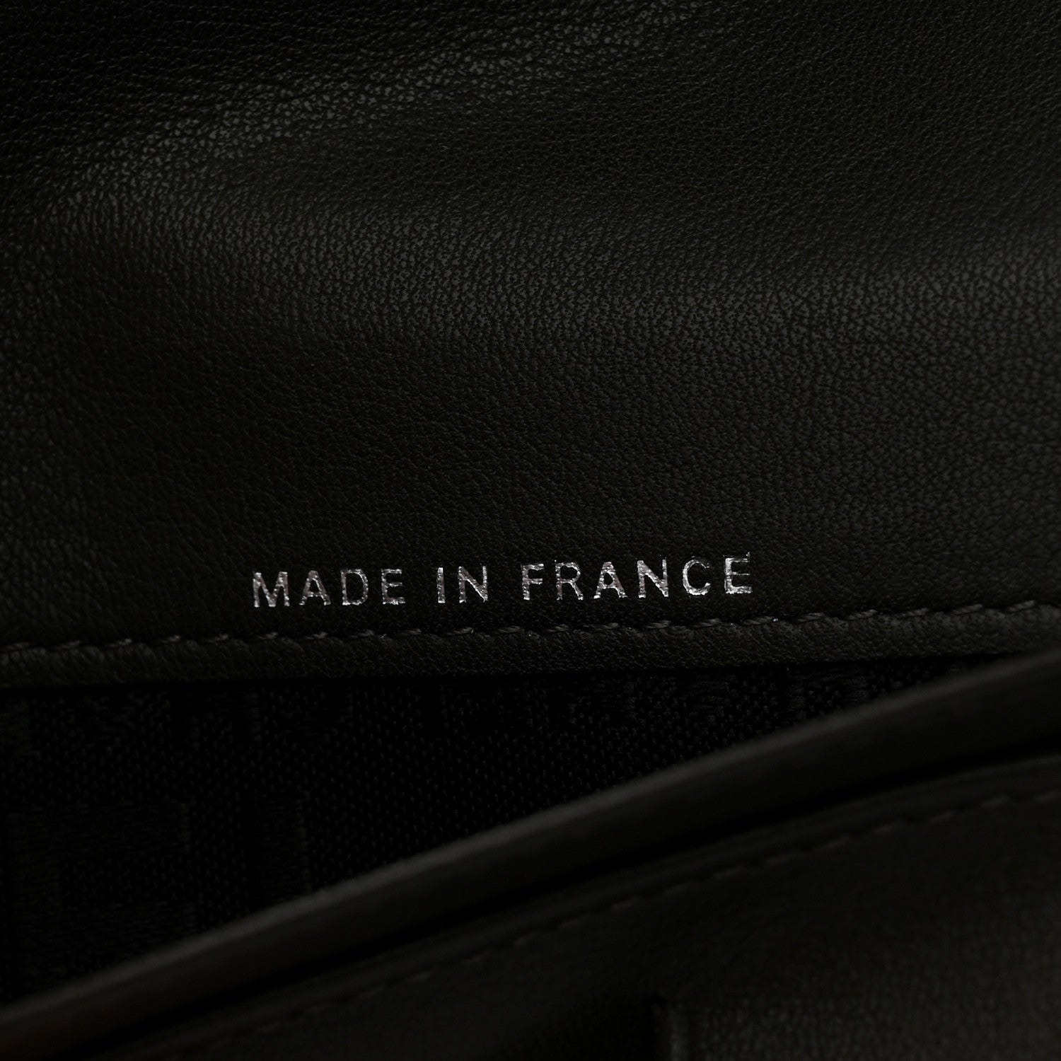 Chanel Grained Patent CC Yen Wallet Brown 7 of 8