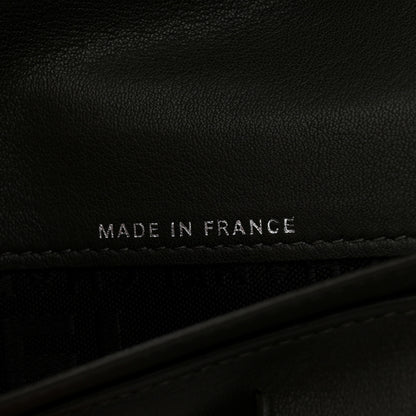 Chanel Grained Patent CC Yen Wallet Brown 7 of 8