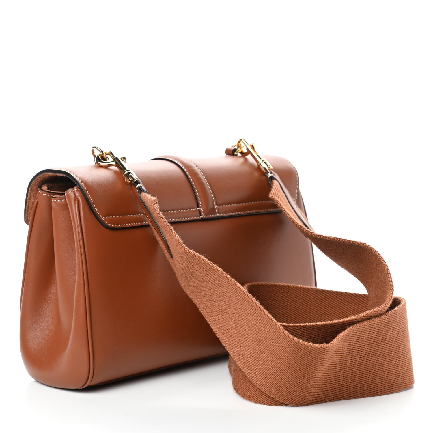 Celine Smooth Calfskin Teen Soft 16 Shoulder Bag Tan 2 of 5