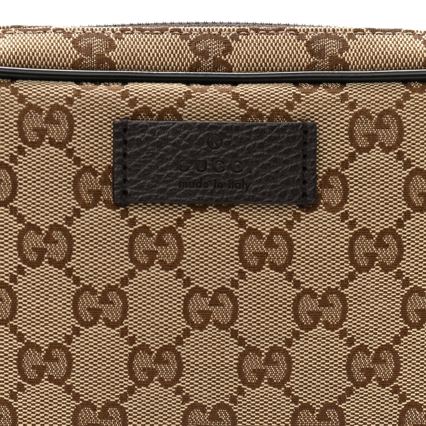 Monogram Belt Bag Dark Brown
