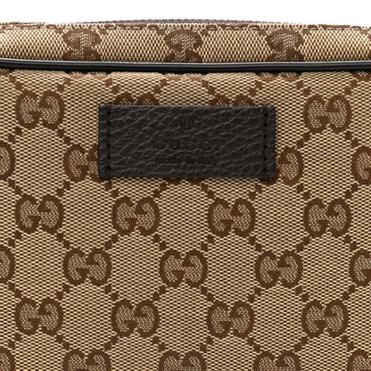 Gucci Monogram Belt Bag Dark Brown 9 of 12