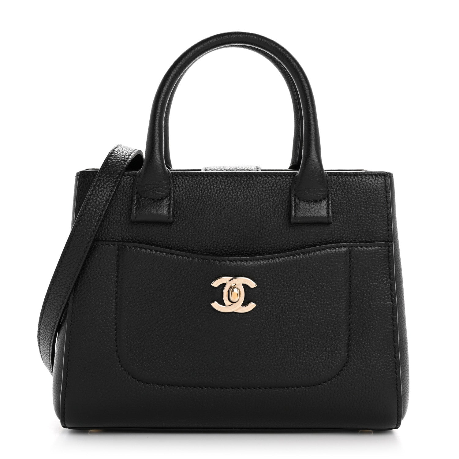 Chanel Grained Calfskin Mini Neo Executive Shopper Tote Black 1 of 13