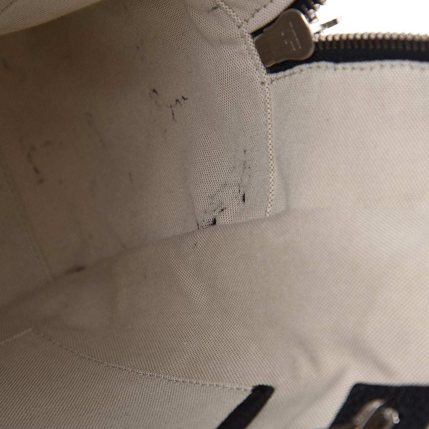 Grained Calfskin Medium T Line Briefcase Black