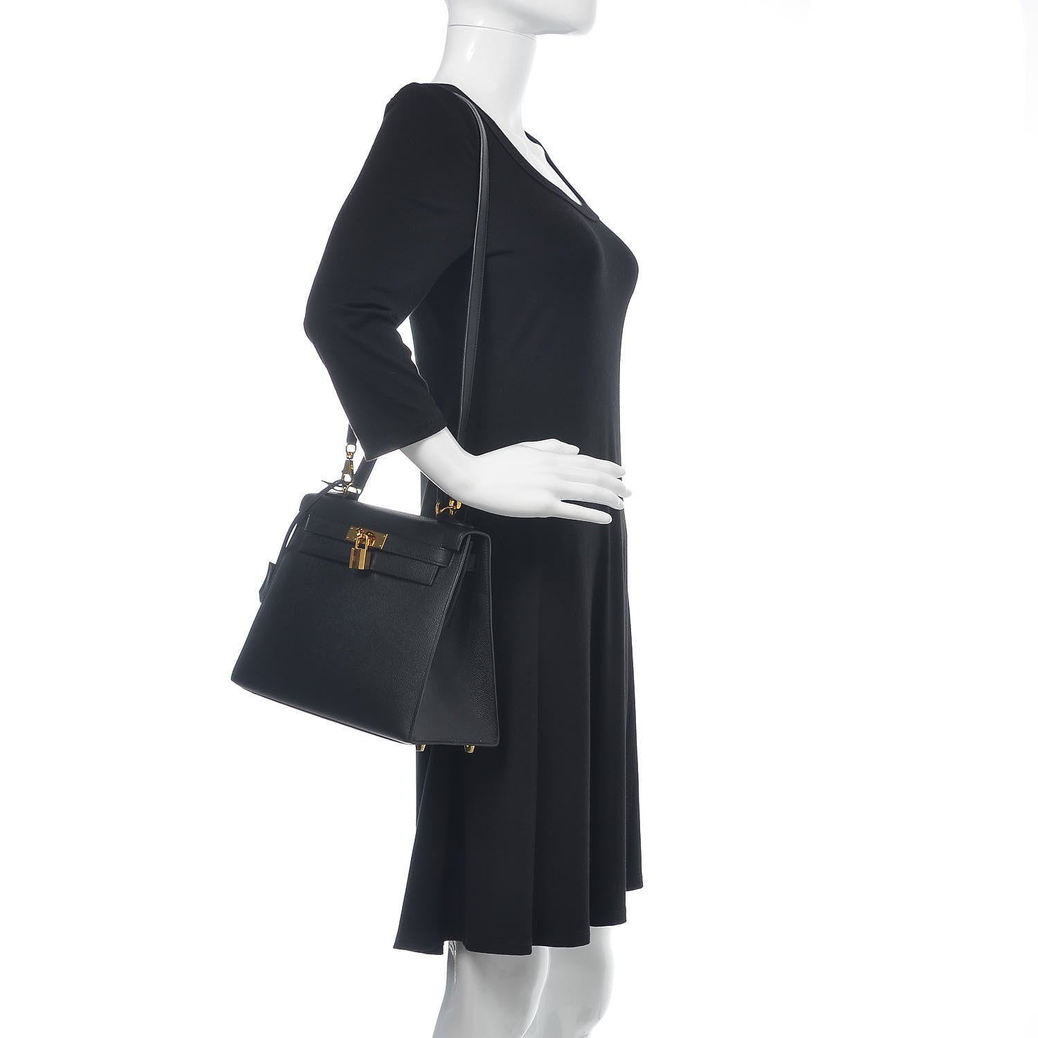 Hermes Epsom Kelly Sellier 28 Black 2 of 37
