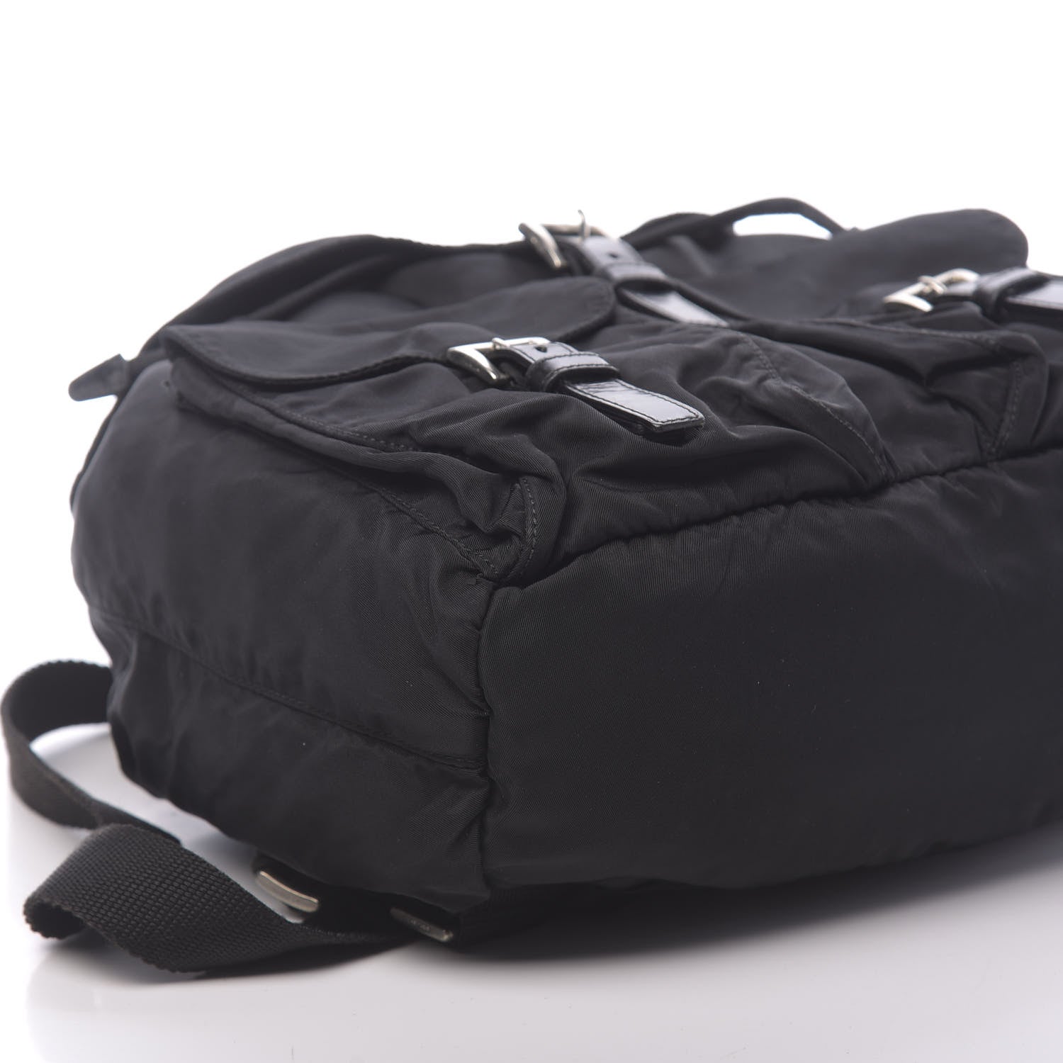 Prada Nylon Vela Medium Backpack Black 6 of 8