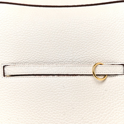 Celine Bullhide Calfskin Medium Ring Bag White 7 of 22
