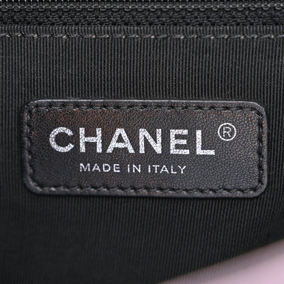 Chanel Iridescent Goatskin Quilted New Medium Boy Flap Purple 6 of 11