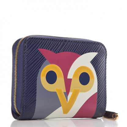Louis Vuitton Epi Owl Zippy Coin Purse Iris 3 of 8