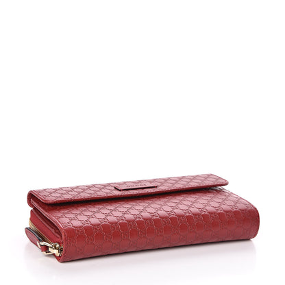 Gucci Soft Microguccissima Continental Zip Wallet Red 4 of 9