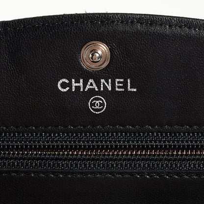 Chanel Lambskin Quilted Wallet Black 6 of 8