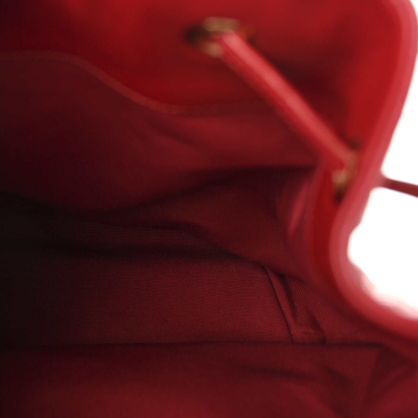 Calfskin Quilted Small C Backpack Red