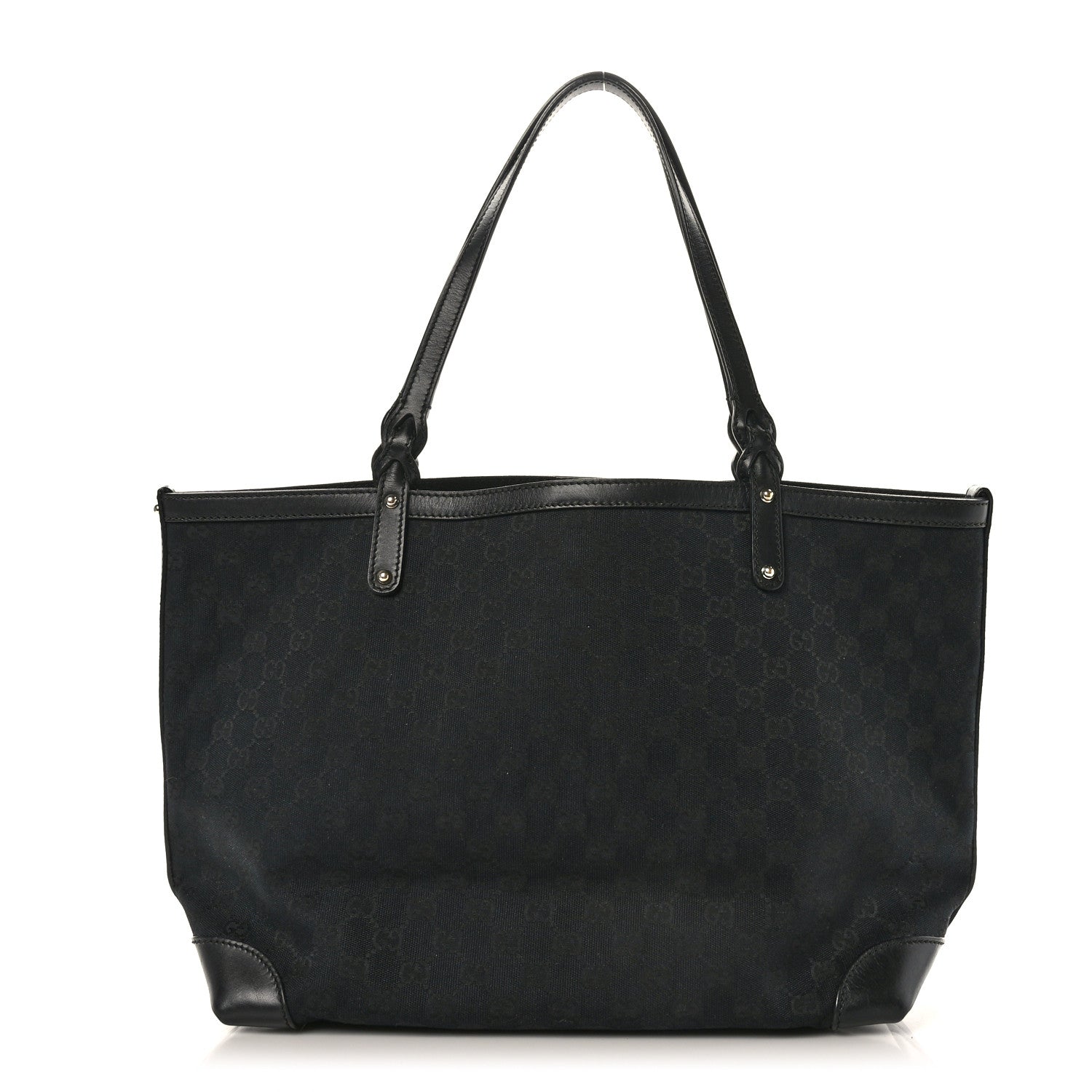 Gucci Monogram Medium Craft Tote Black 1 of 7