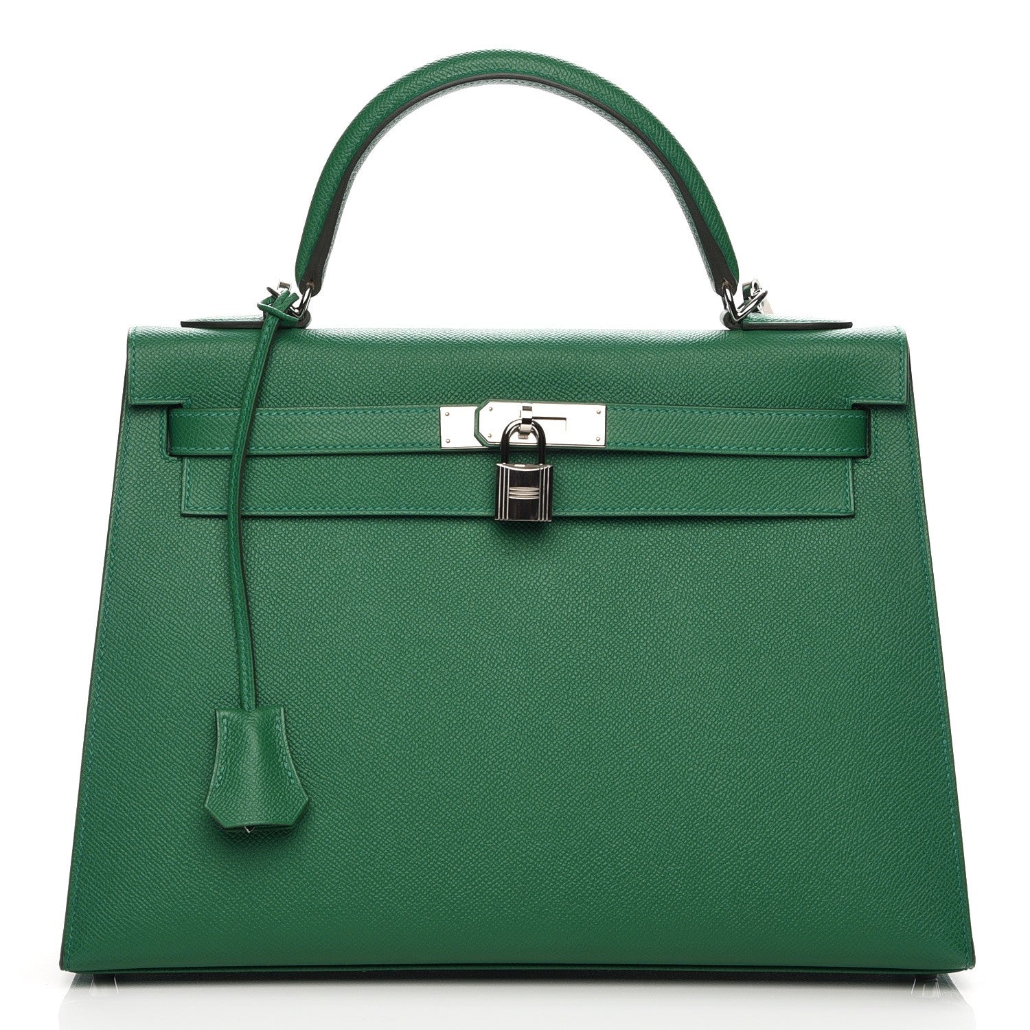 Hermes Epsom Kelly Sellier 32 Vert Vertigo 1 of 29
