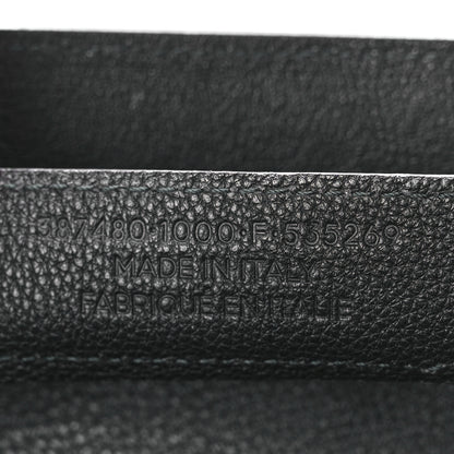 Balenciaga Grained Calfskin Silver Metallic Edge Hardware Papier A4 Tote Black 8 of 12