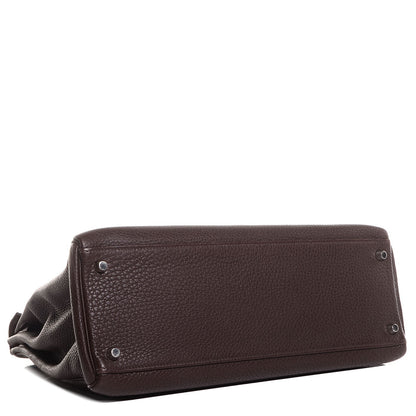 Hermes Togo Kelly Retourne 35 Chocolate 4 of 21