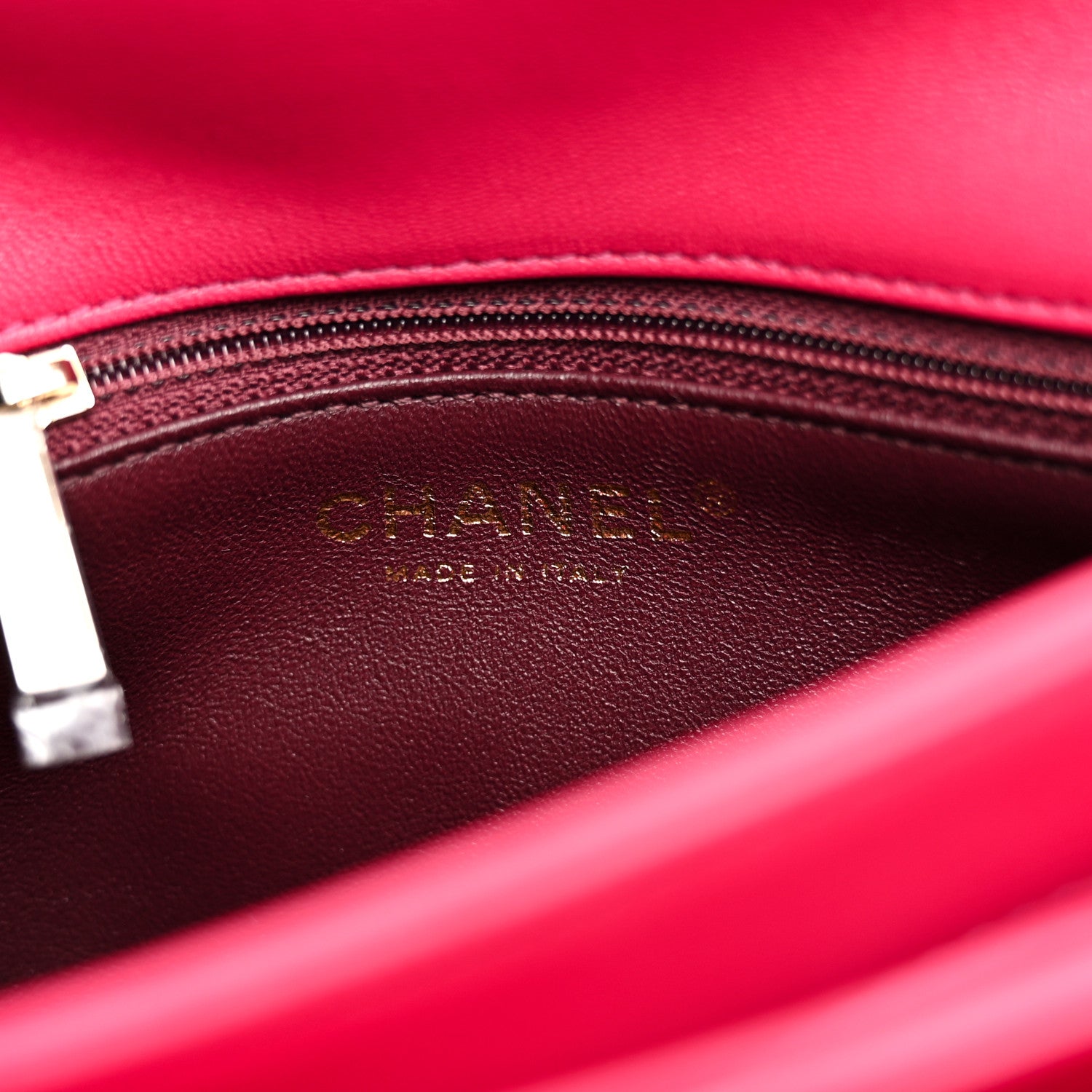 Chanel Lambskin Quilted Small Trendy CC Flap Dual Handle Bag Dark Pink 7 of 13