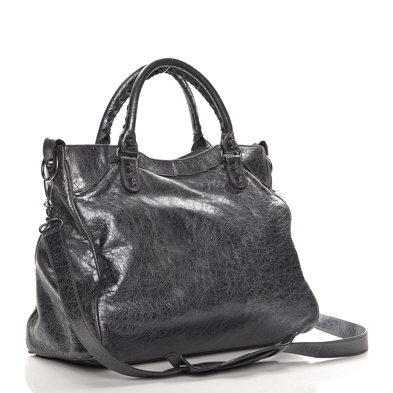 Balenciaga Agneau Classic Hardware Velo Argent Fonce 4 of 16