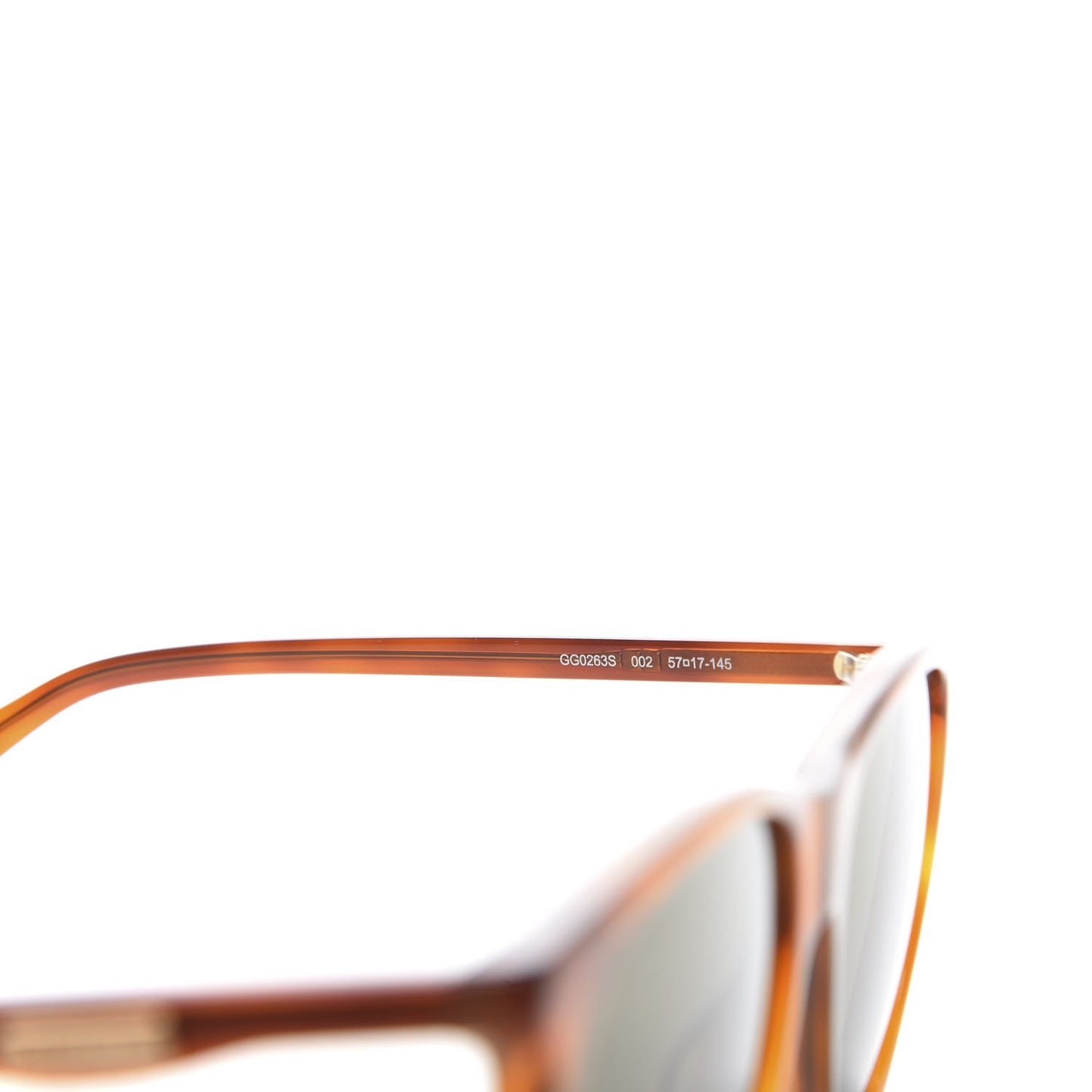 Acetate Frame Sunglasses GG0263S Havana