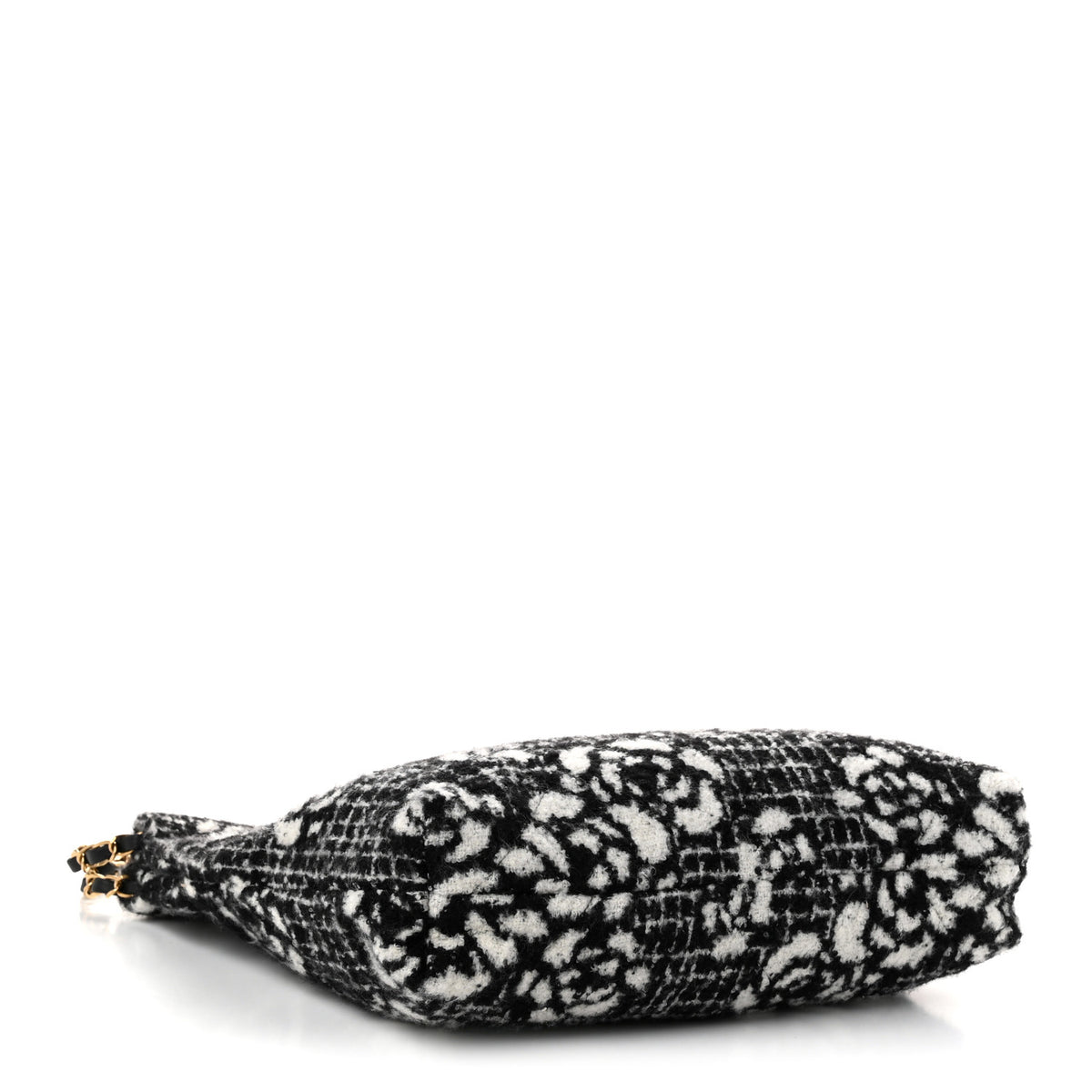 Chanel Cashmere Quilted Camellia Chanel 22 Black White 4 of 10