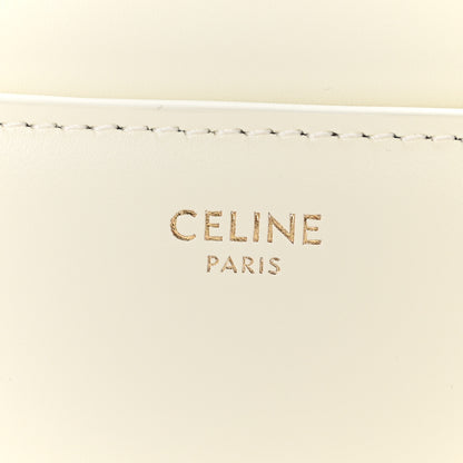 Celine Satinated Calfskin Mini 16 Top Handle Bag White Cotton 8 of 11