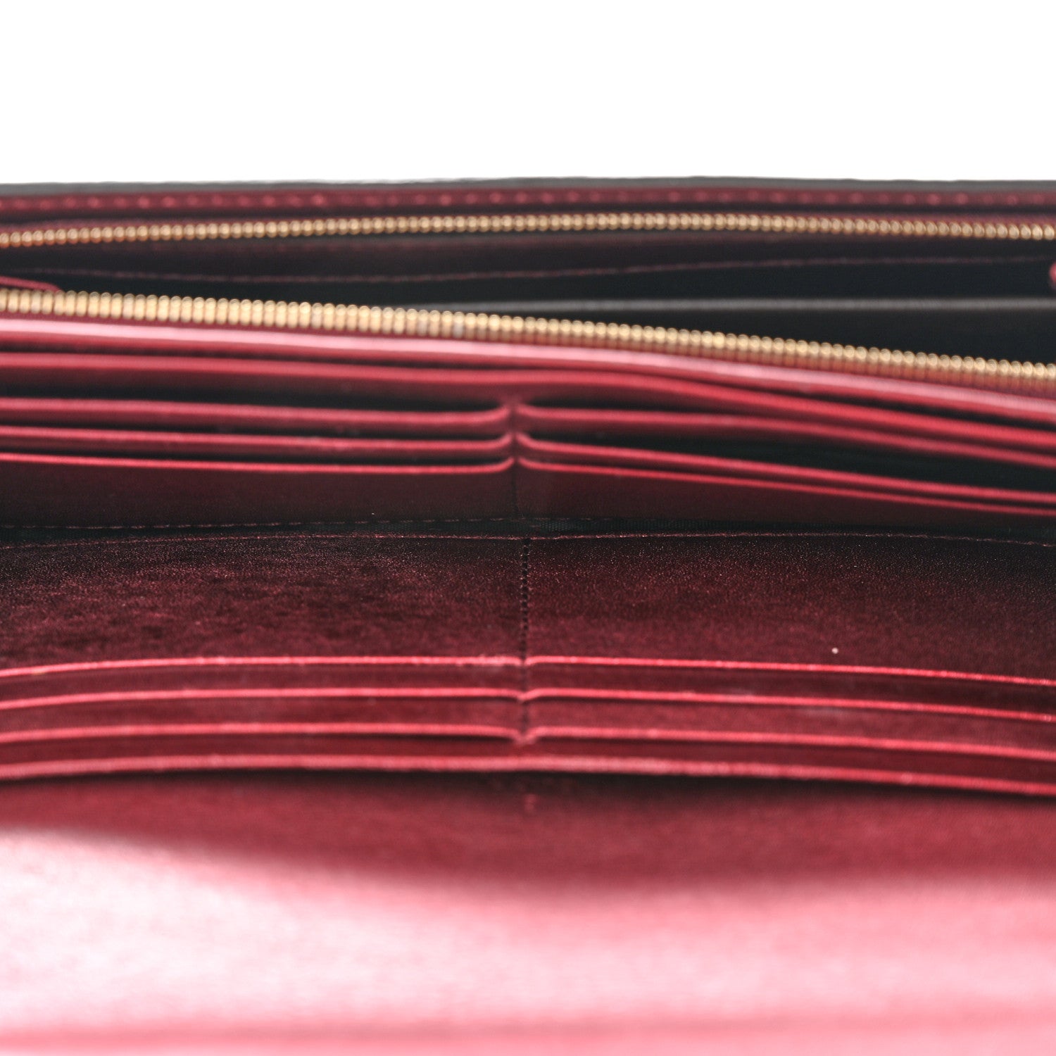 Gucci Shine Guccissima Lovely Heart Continental Wallet Scarlatto 5 of 17