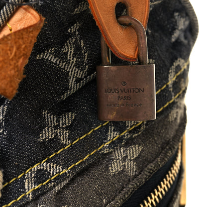Louis Vuitton Denim Patchwork Speedy 30 Blue 14 of 14