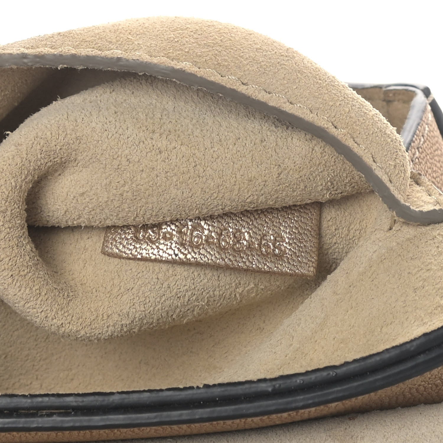 Chloe Metallic Goatskin Mini Drew Shoulder Bag Abstract Gold 7 of 10