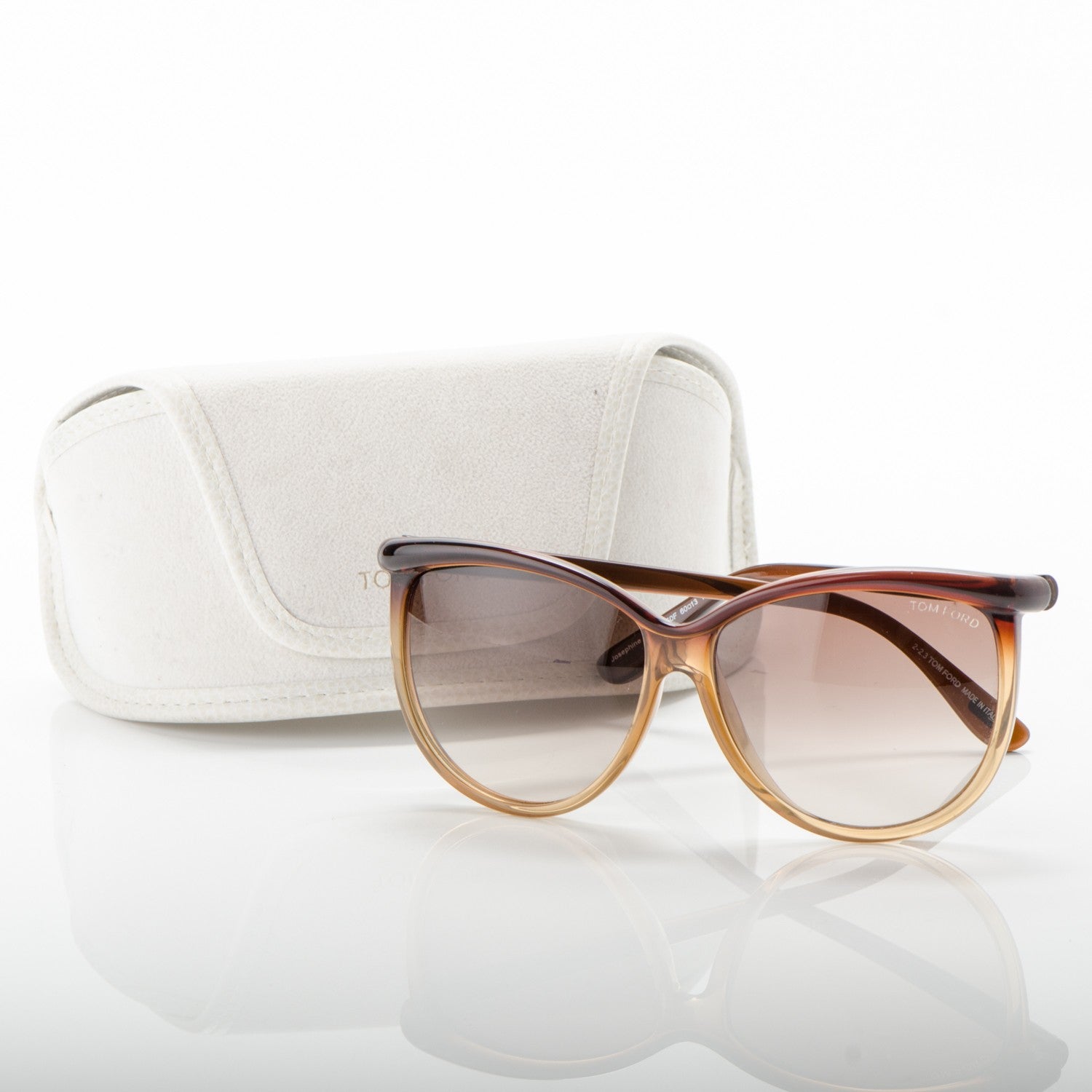Tom Ford Josephine Sunglasses TF296 Brown 8 of 8
