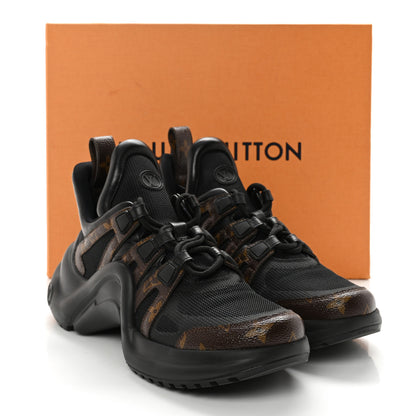 Louis Vuitton Calfskin Patent Monogram LV Archlight Sneakers 40 Black 13 of 13