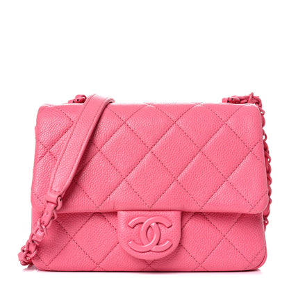 Chanel Caviar Quilted Mini Incognito Square Flap Pink 1 of 14