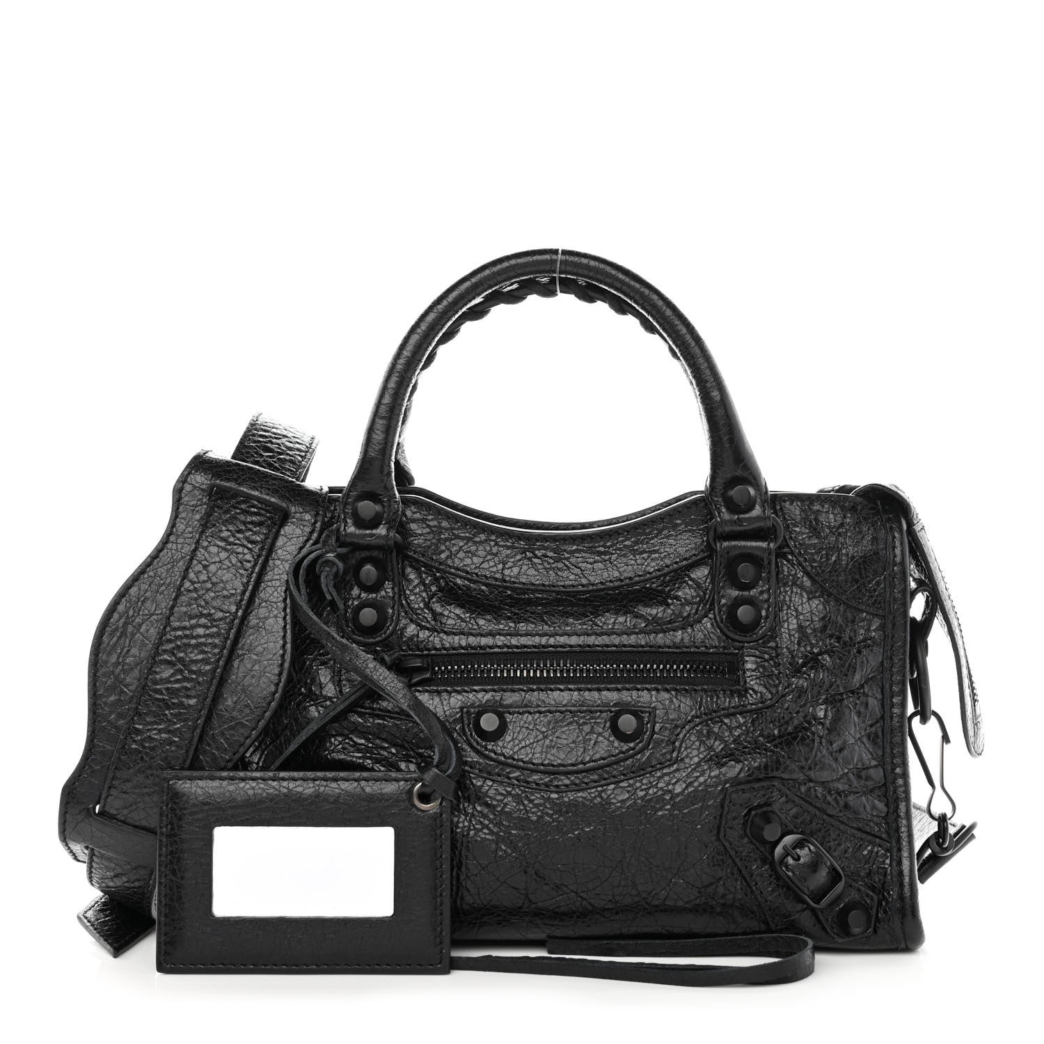 Balenciaga Agneau Arena Classic Black Hardware Mini City Black 1 of 11