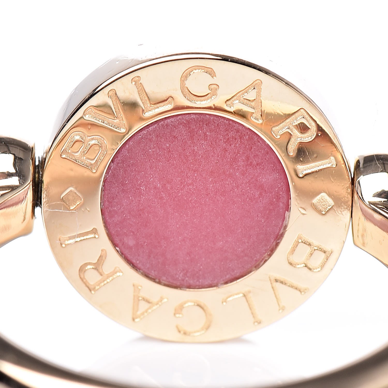 Bulgari 18K Yellow Gold Black Onyx Coral Bvlgari Bvlgari Ring 49 4.75 8 of 10