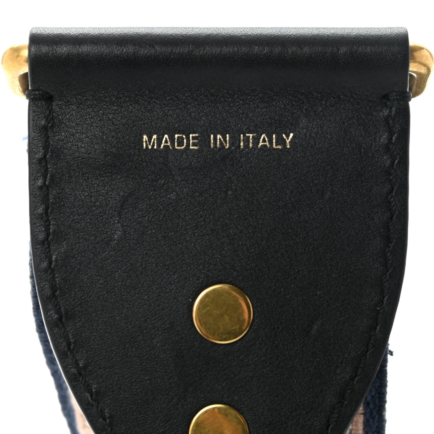 Christian Dior Canvas Embroidered Studded KaleiDiorscopic Shoulder Strap Multicolor 4 of 4