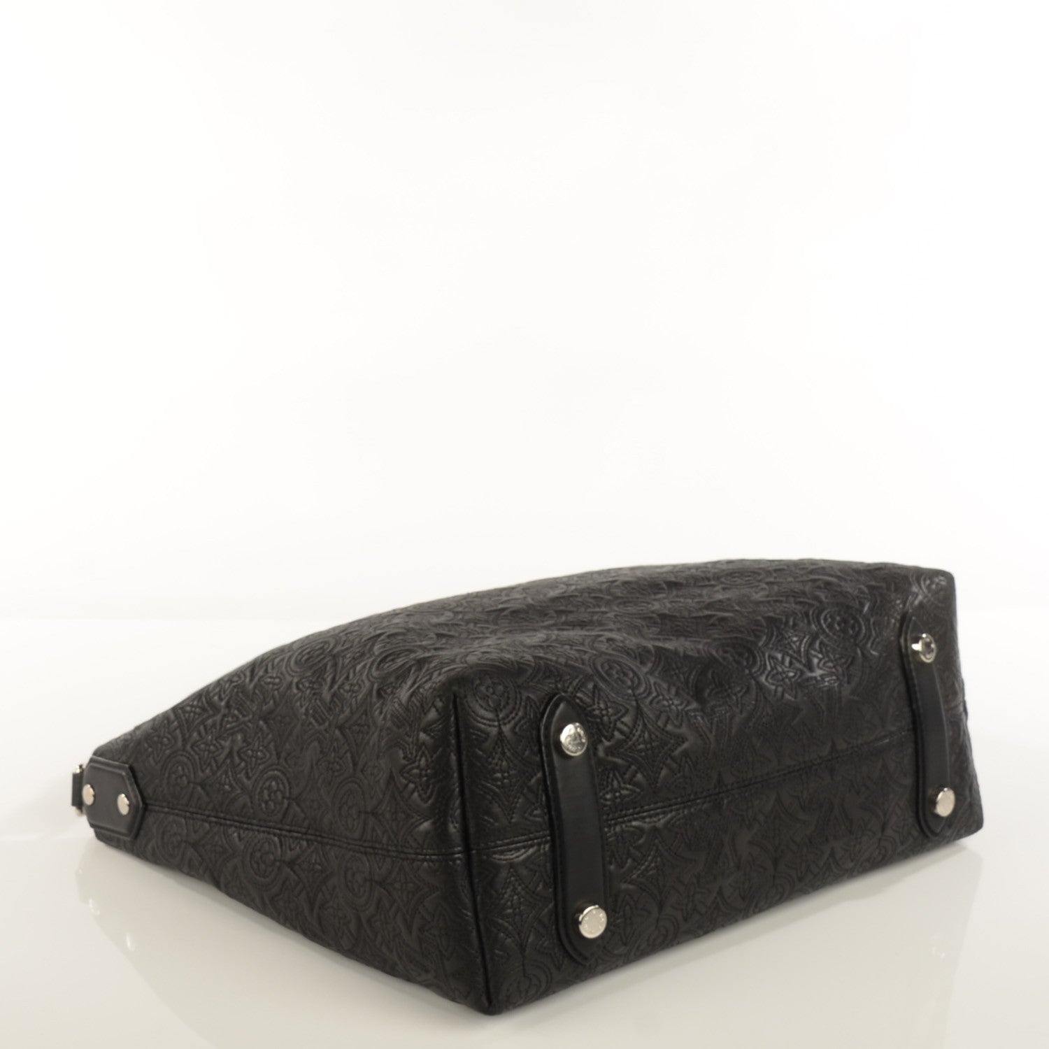 Louis Vuitton Monogram Lambskin Antheia Hobo PM Black 4 of 7