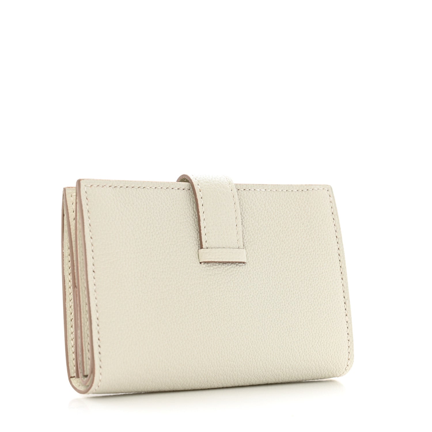 Hermes Chevre Mysore Mini Bearn Wallet Mushroom 3 of 9