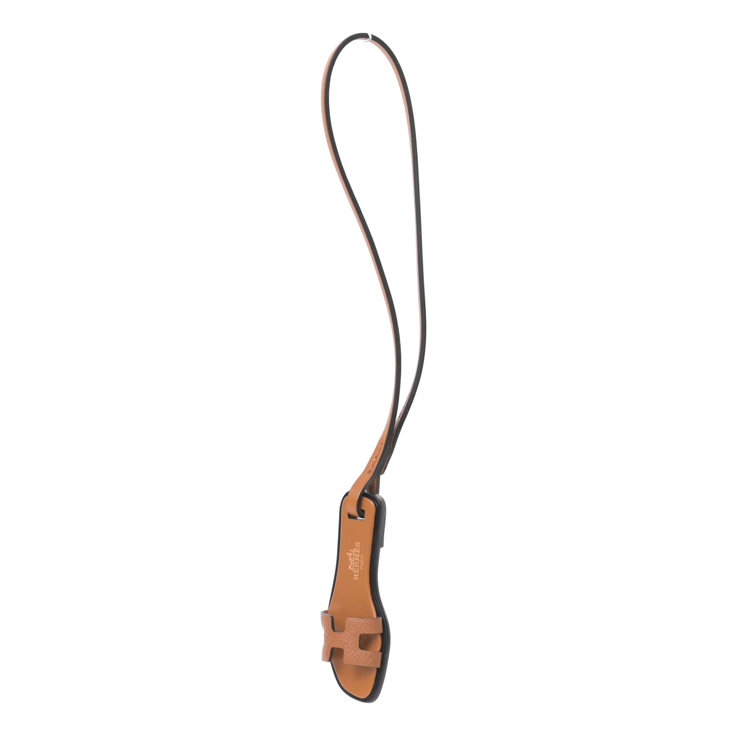 Epsom Butler Calfskin Hunter Oran Nano Bag Charm Gold