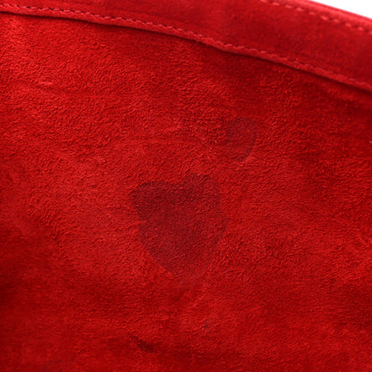 Saint Laurent Calfskin Classic Y Ligne Clutch Red 10 of 15