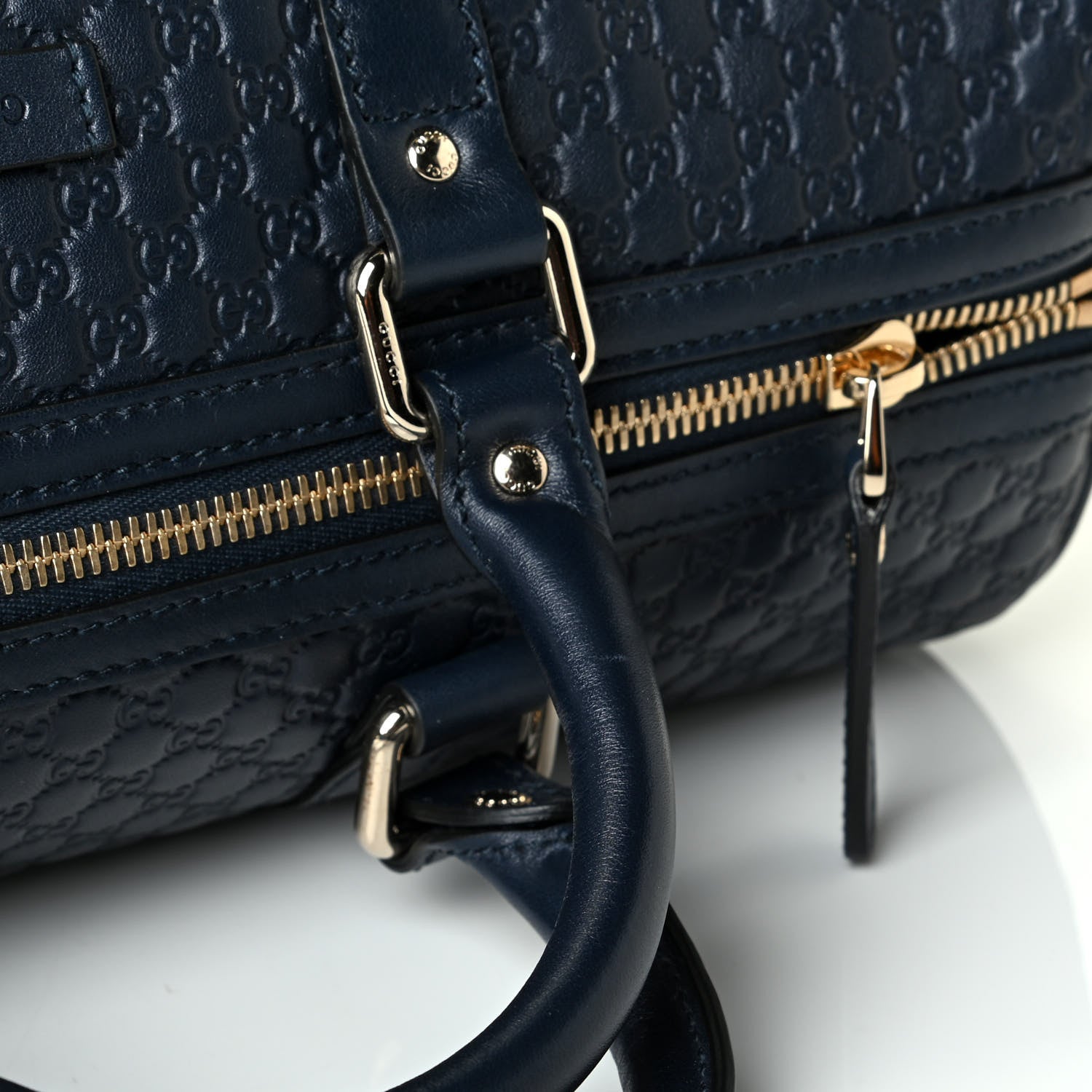 Gucci Microguccissima Medium Boston Navy 5 of 5